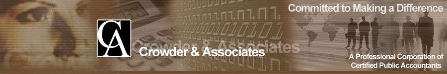 Crowder & Associates Certified Public Accountants.